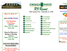 Tablet Screenshot of emeraldpointervresort.com